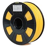 GP3D ABS Yellow 3D Printer Filament - 1KG 1.75mm 2.2lbs. Compatible With 3D Printers Reprap, Makerbot Replicator 2, Makergear M2 and up, Afinia, Solidoodle 2, Printrbot