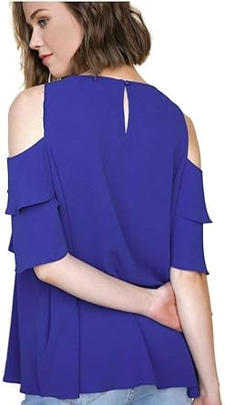 umgee ruffle sleeve top