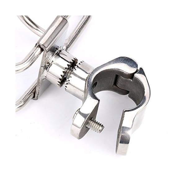 Amarine-made-Stainless-Rail-Mounted-Clamp-on-Rod-Holder-Double-Wire-Stainless-Steel-for-Fishing-Boat-Kayak
