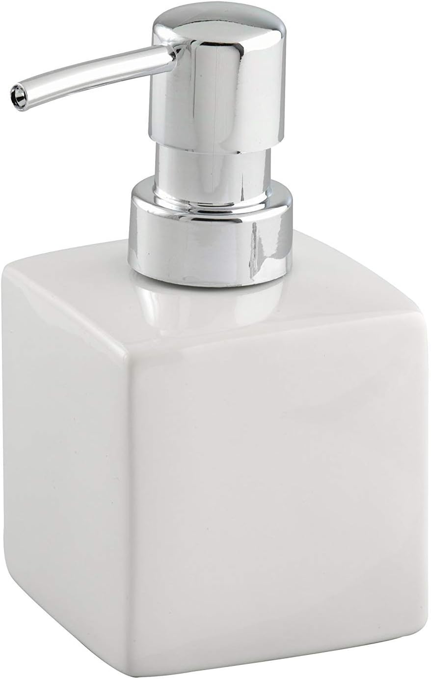 Wenko 4008838178454 Ceramic Soap Dispenser Square White Amazon.ca