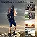 Solar Chargers 30,000mAh,Portable Dual USB Solar Battery Charger Solar Battery Bank for Cell Phone with 6 Led Light for Camping, Hiking, Going to The Beach Or Other Outdoor Activities (Orange)