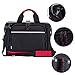 16-inch Tool Bag with 25 Pockets, Wide Mouth Tool Storage Bag with Adjustable Shoulder Strap and Extra Bottom Base, Great for Electrician, Engineers, Plumber, Mechanic and Cable Repairman