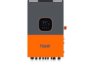 TEMANK Grid Tie/Off-Grid 10000W Split-Phase Solar Inverter 48V to 120V/240V, UL1741 Solar Hybrid Inverter 10KW Built-in WiFi and 200A MPPT Controller, Up to 6 Unit in Parallel, Support Batteryless Run