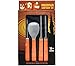 Halloween Professional Pumpkin Carving Kit - Extra Large Stainless Steel Tools (4 Pieces) - Pumpkin Carver for Adults & Kids, Pumpkin Sculpting Set, Halloween Party Decorating