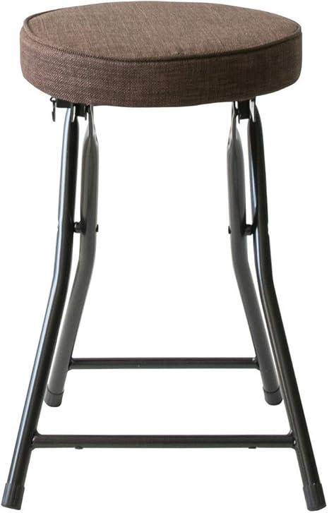 Amazon Co Jp アイリスプラザ スツール 椅子 折りたたみ ブラウン 幅約33 奥行約30 高さ約46 コンパクト 軽量 耐荷重80 Yz5075 ホーム キッチン