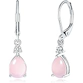 CiNily Teardrop Leverback Dangle Earrings for Women Hypoallergenic 14K Gold Plated Cubic Zircon Drop Earrings Fashion Crystal Earrings for Girls Jewelry Christmas Gifts