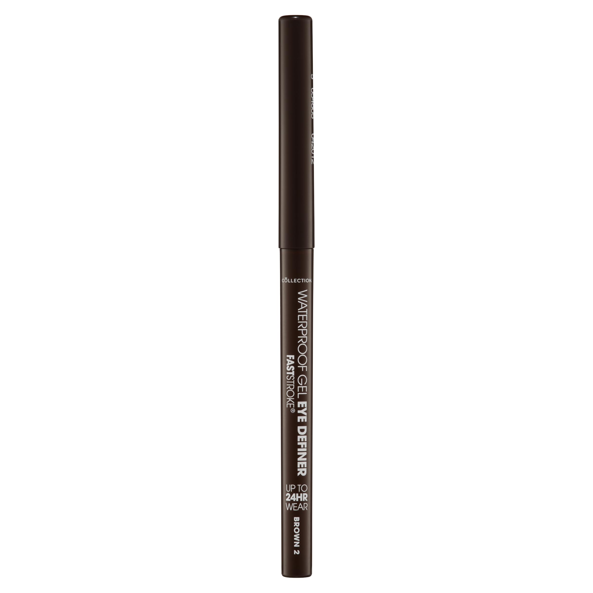 Collection Fast Stroke Waterproof Gel Eye Definer, Smudge-Proof, Long Wearing, Brown