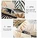 Subrtex Leaves Printed Square Throw Pillow Covers Cushion Case for Sofa, Set of 2 (18