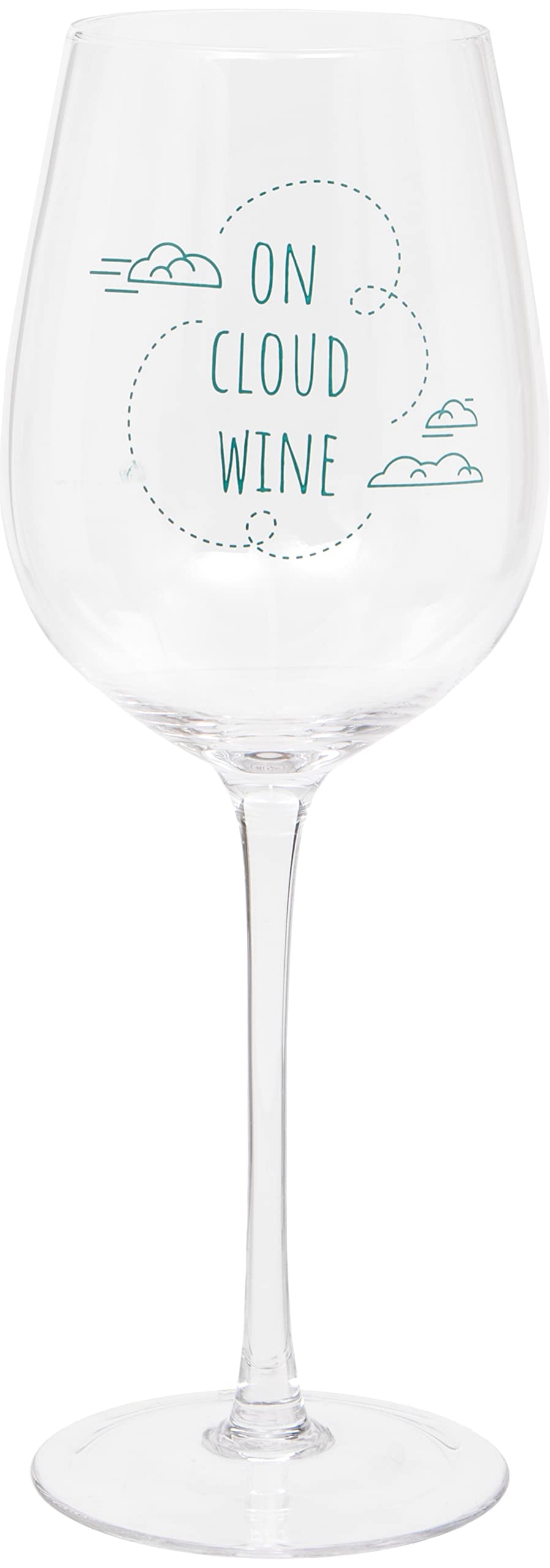 Maturi On Cloud Wine' Humorous Wine Glass, 420ml