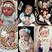 WillingTee Baby Girls Headbands Tiny Bows 2.75