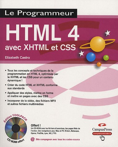 HTML 4  avec XHTML et CSS