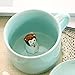 luckyse Baby Monkey - 3D Ceramic Mug Cute Cartoon Animal Inside Cool Novelty Coffee Mugs Tea Cup - 8 OZ