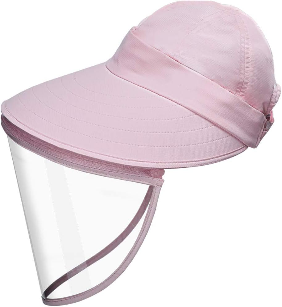 Children's Protective Cap, Anti-Fog Covering Face and UV Protection, Detachable Isolation Mask, Baby Sun Protection Cap, Multi-Purpose Cap, Isolating Droplets, Giving More Protection to The Baby