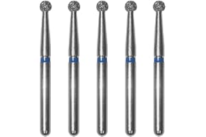 TINSAY 100Pcs/10packs Diamond Burrs FG Rotary File Burs for Rotary Grinder Tools Grinding Polishing (BR31)