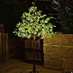 Lightshare 6FT Lighted Eucalyptus Tree 270 Warm