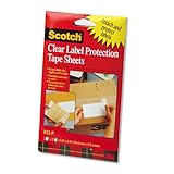 ScotchPad Label Protection Tape Pads, 4 x 6, 25/Pad, 2 Pads/Pack, Sold as 50 Sheet
