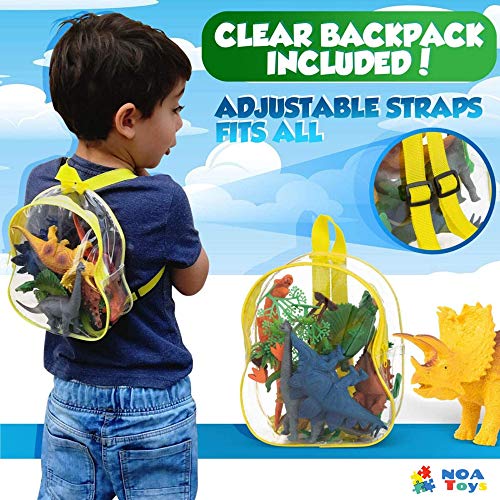 clear dinosaur backpack