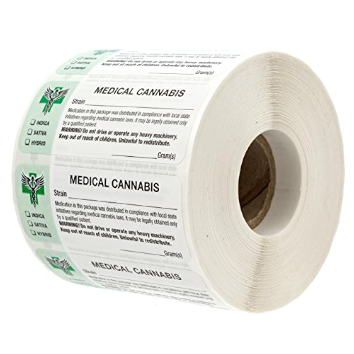 Generic Medical Cannabis Labels State Compliant Marijuana Pot, 1000