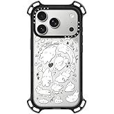 CASETiFY Bounce iPhone 17 Pro Case [Shockproof/Compatible with Magsafe / 21.3 ft. 7X Military Grade Drop Protection] - Just Some Buns - Clear Black