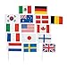Fun Express Multicolor Plastic Flags of All Nations (Pack of 72) - 6