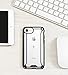 Poetic Affinity Slim Fit Dual Material Protective Bumper Case for Apple iPhone 7 (2016) - Black/Clear