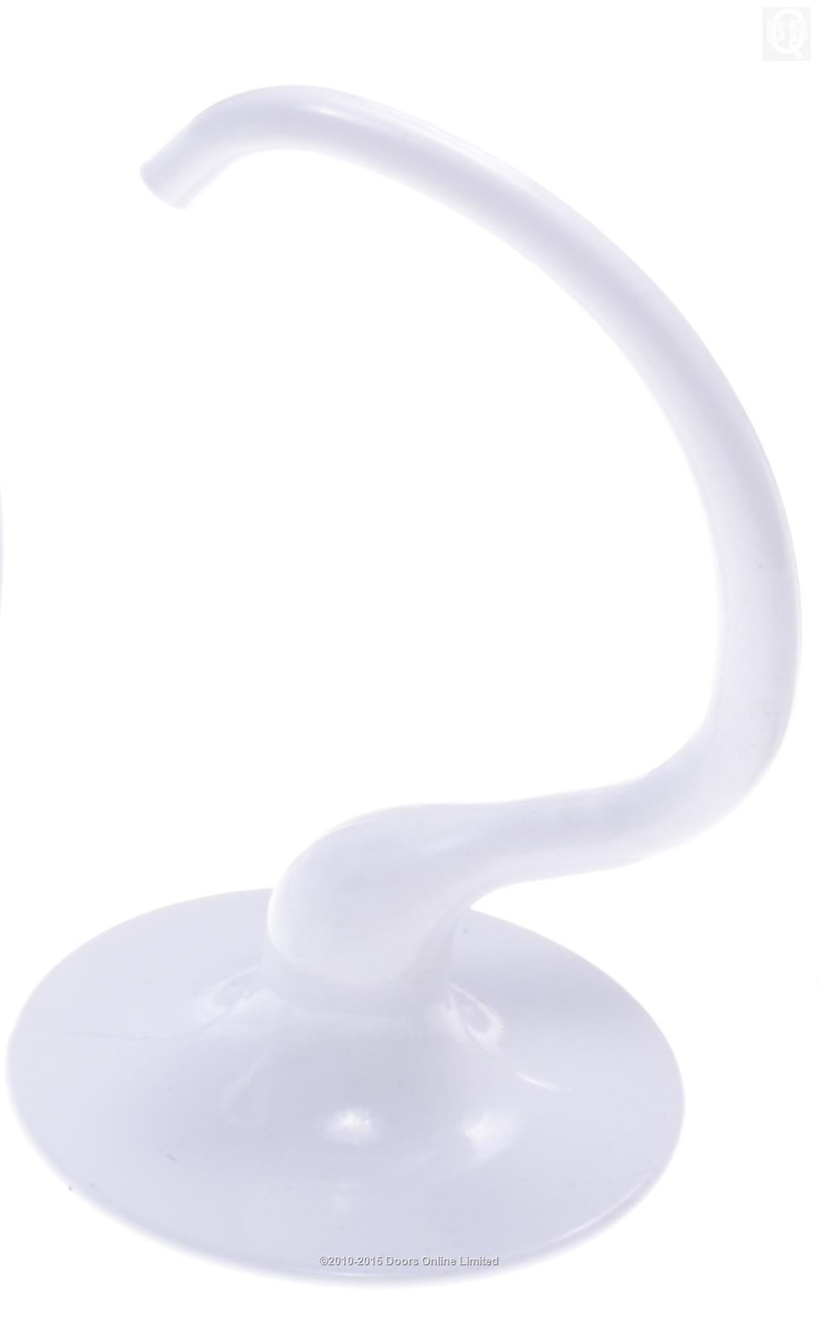 KitchenAid Nylon C-Dough Hook, Coated - K5ADH White