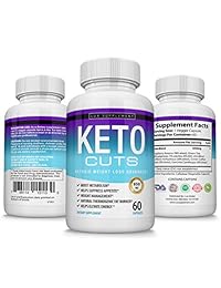 Keto Cuts Píldoras para pérdida de peso avanzada – Mejor quemador de grasa con cetona y dieta...