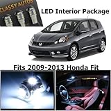 Classy Autos Honda FIT JAZZ White Interior LED Package (4 Pieces)