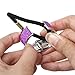 BMC Womens 5 pc Alloy Metal Glitter Cuff Wrap Ponytail Holder Hair Tie Fashion Accessory Set