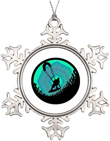 LittleTime Kiteboard Michigan Tree Branch Decoration Annual Christmas Snowflake Ornaments