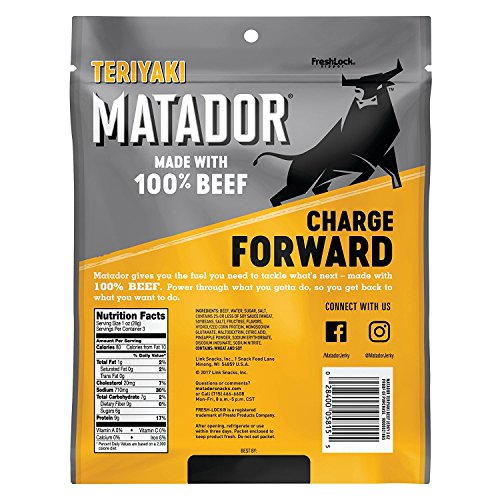 Matador Teriyaki Beef Jerky, 3 oz - Thumbnail 2