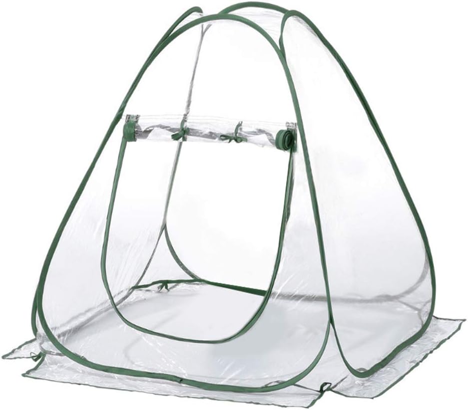 Mini Greenhouse, Flowerpot Plant Warm Cover, Insulation Protective Room, Gardening Plants Tent Backyard Flower Shelter, Mini Garden, 70 x 70 x 80 cm