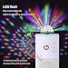 Mini USB Disco Party Light, Mobile Phone Sound Activated Lights Crystal Magic Ball Portable Strobe Lamp 7 Modes Stage Light with Listen music, Dance, Parties LED decorations for IPhone Android and All