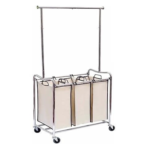 Barras para colgar ropa con ruedas | Ruedas