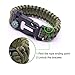 Survival Bracelets,Multinational Outdoor Emergency Paracord Bracelet,Flint Fire Starter, Compass Emergency Whistle & Knife, Scraper, Rescue Rope,The Ultimate Tactical Survival Gear