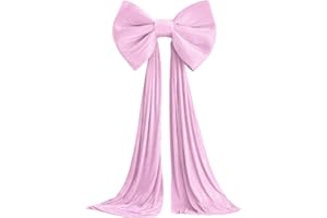 HUANGHUN Oversized Red Plushie Bow Decoration for Weddings and Parties Backdrop Christmas Tree Wall Decoration Ormanent Ribbo