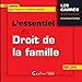 L'ESSENTIEL DU DROIT DE LA FAMILLE 16EME EDITION (CARRÉS ROUGE) (French Edition) by 