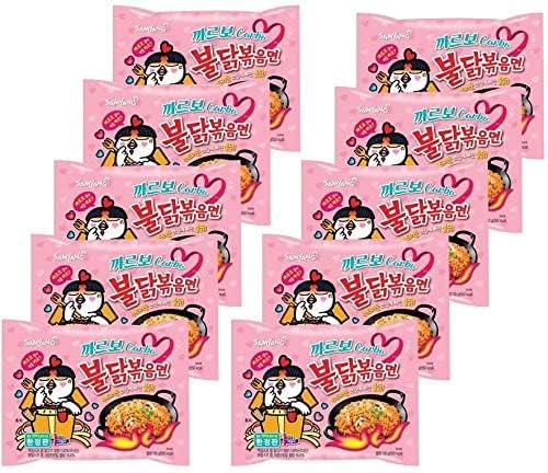 SAMYANG, HOT CHICKEN FLAVOUR RAMEN, CARBO, NET WEIGHT 130 G (PACK OF 2 PIECES) / 8Y KK