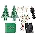 Docreate Christmas Tree LED Flash Kit 3D DIY Electronic Learning Kit