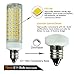 E11 led Bulb, 80W or 100W Equivalent Halogen Replacement Lights, Dimmable, Mini Candelabra Base, 1000 Lumens Daylight 6000K, AC110V/ 120V/ 130V, Replaces T4 /T3 JD Type Clear e11 Light Bulb (5 Pack)