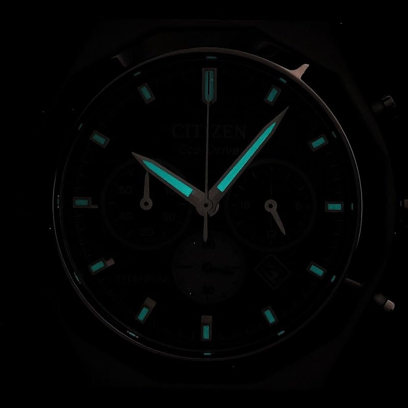 Men's Chronograph Eco-Drive Watch Zenshin Senkei
