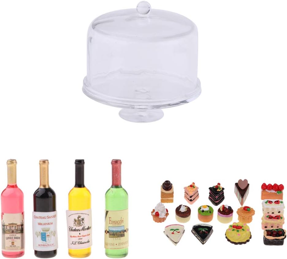 Support A Assiettes De Poupees Bouteilles De Vin Miniature Injoyo 21pcs Accessoire De Maisons De Poupees Miniature Gateau Miniature Mini Poupees Et Accessoires Jeux Et Jouets Centroarco Com