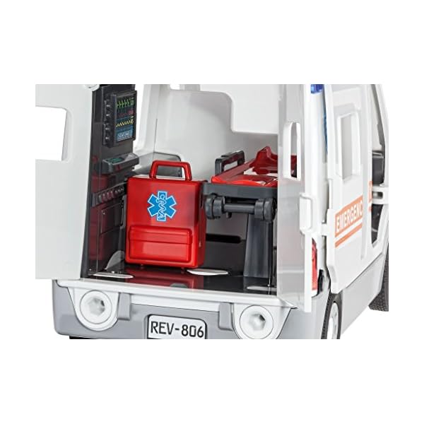 Revell 00806 Junior Kit Krankenwagen Auto Modellbausatz für Kinder zum Schrauben, robust zum Basteln und Spielen, ab 4… – Bild 6