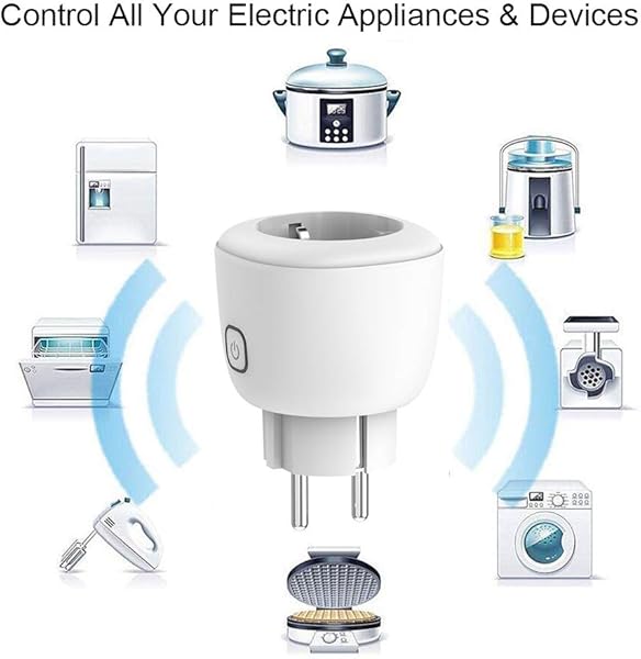 KOOTION Enchufe inteligente WiFi Smart Plug Blanco 2 Pack compatible con Alexa Google Home y Smart Life App 2 unidades