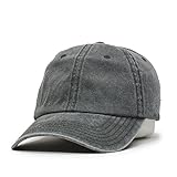 Plain Washed Cotton Twill Baseball Cap with Adjustable Velcro (Brown 73)