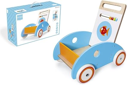 Scratch Mobilite Chariot De Marche Poisson Maurice 45x45x31cm Avec Frein Max 25kg En Boite 1 3 Ans Amazon Fr Bebes Puericulture