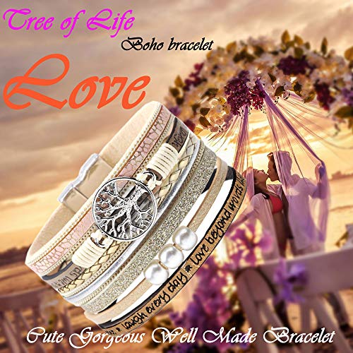 2 Bracelets+Bracelet+Multilayer+Handmade+Friendship