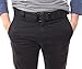 Enimay Designer Double Hole Canvas Belt Black Buckle Black Large