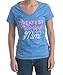 My Greatest Blessings Call me Mimi | Cute Grandmother Ladies' V-Neck T-Shirt-(Vneck,L) Teal