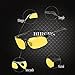 HD Night Vision Driving Polarized Glasses Anti-Glare Yellow Lens Mens forOutdoor